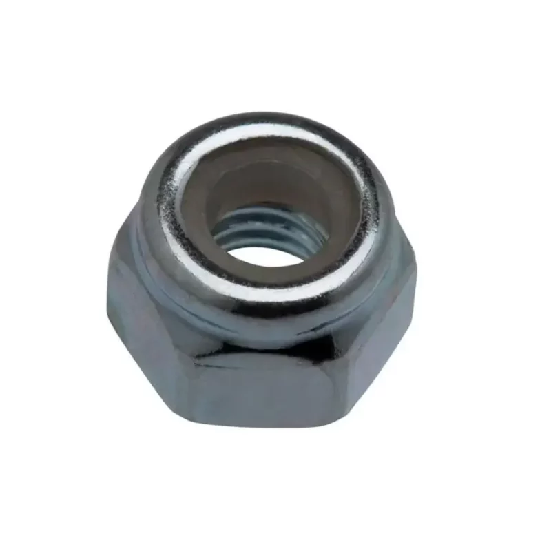 1/4 in.-20 Zinc Plated Nylon Lock Nut (100-Pack)