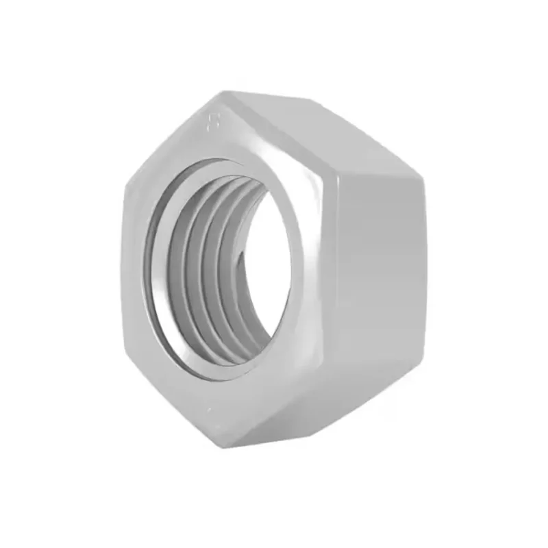 M8-1.25 Zinc Hex Nut 2-Pieces (D19-F)